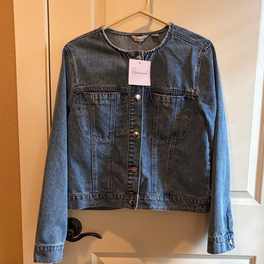 Classic Blue Denim Jacket New w/tag